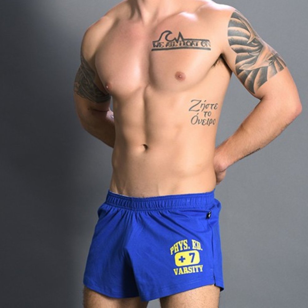 Andrew Christian Phys. Ed Shorts Royal Blue NWT - Picture 4 of 6